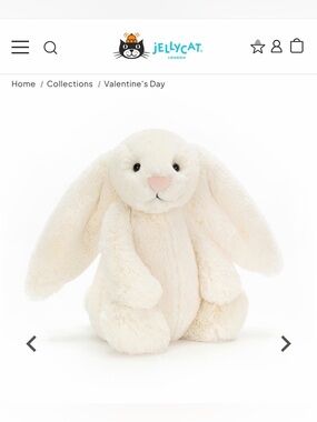 Jellycat Bashful Cream Bunny
